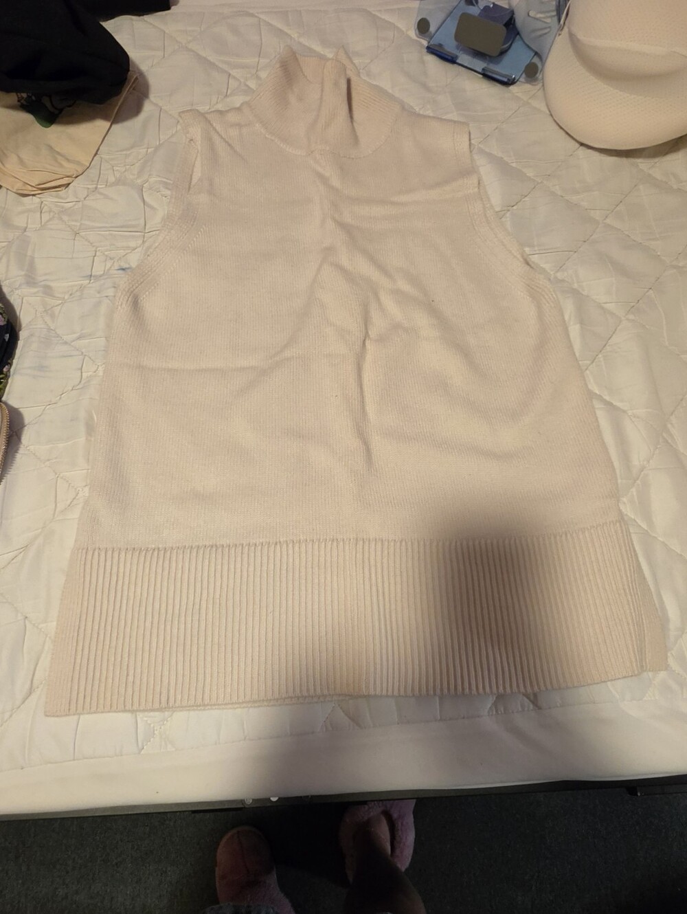 Babaton Successor Merino Wool Sleeveless Turtleneck
